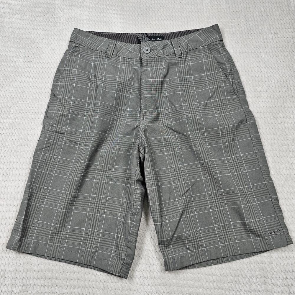 Oneill Shorts Mens Size 30 Gray Plaid Surf Skate